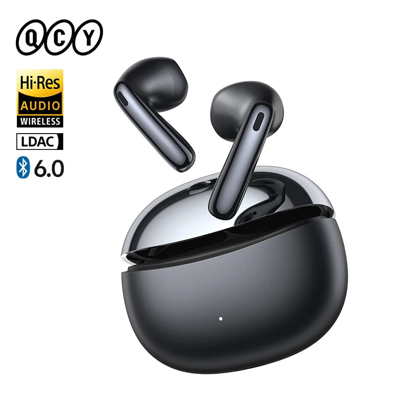 Écouteurs QCY AilyBuds E50 ANC LDAC Hi-Res BT 6.0 – CLEVI Paris