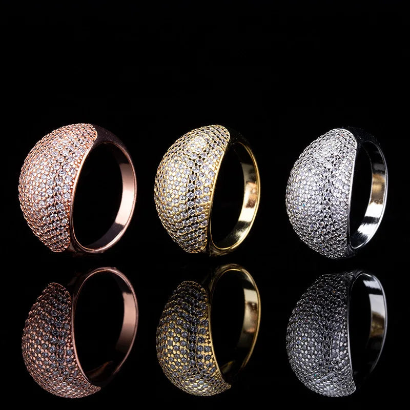 Bague Femme Zircon Placage Argent – CLEVI Paris