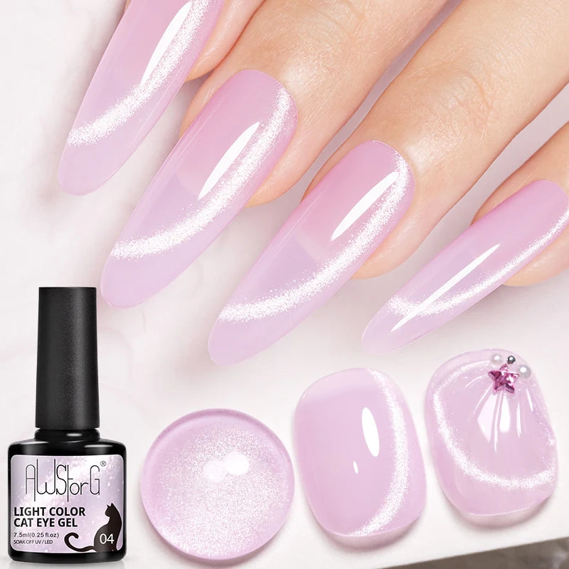 Vernis Gel UV Cat Eye AWStorG 7,5ml Semi-Permanent – CLEVI Paris