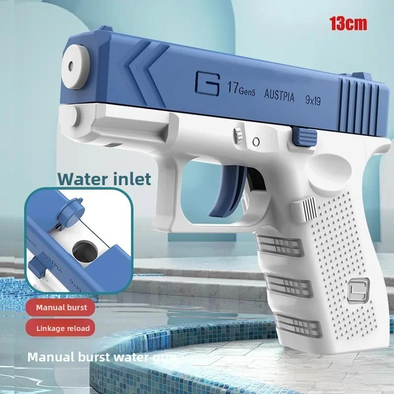Pistolet à eau électrique LED, tir automatique – CLEVI Paris