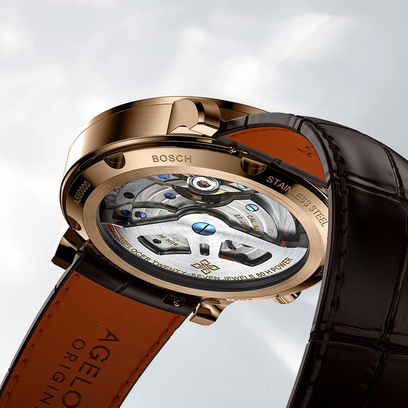 Montre Homme Automatique World Time Agelocer – CLEVI Paris