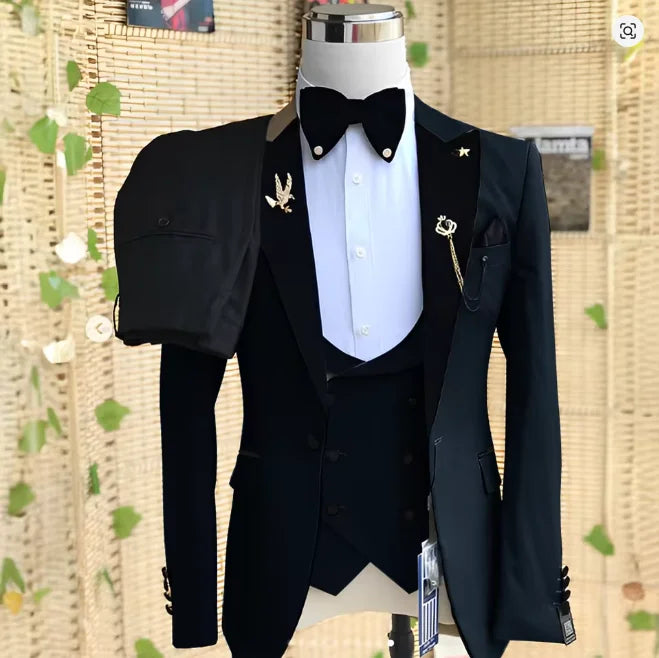 Costume homme 3 pièces à revers – CLEVI Paris