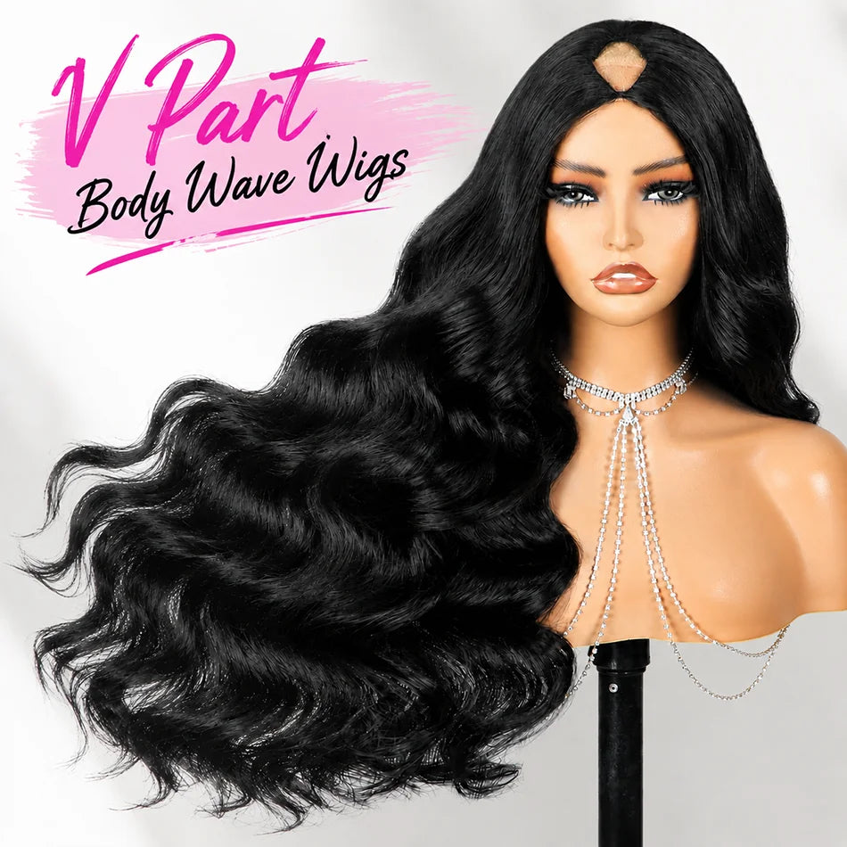 Perruque V/U Part Body Wave Cheveux Humains Brésiliens – CLEVI Paris