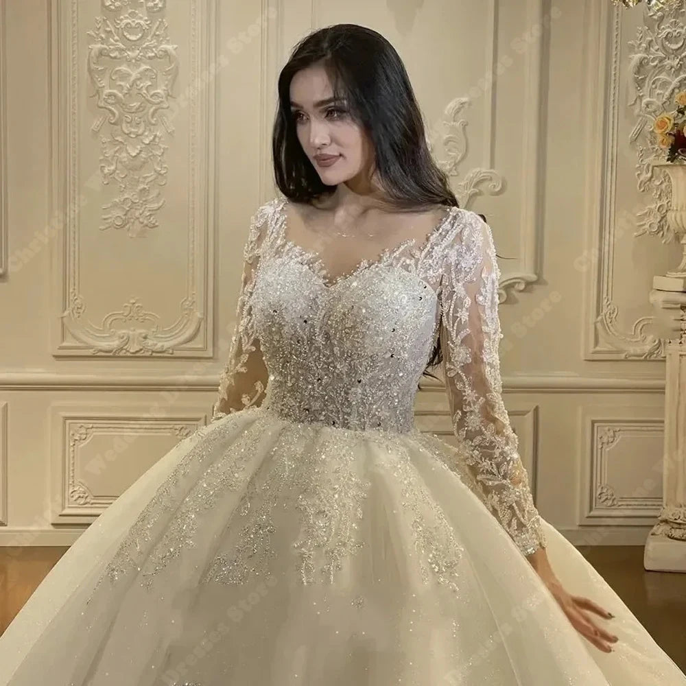 Robe de mariée bohème en tulle – CLEVI Paris
