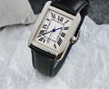 Montre Homme Quartz Carrée Acier 316L Saphir Chiffres Romains Business 30M – CLEVI Paris