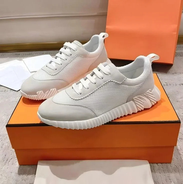 Sneakers homme en toile à semelle caoutchouc – CLEVI Paris