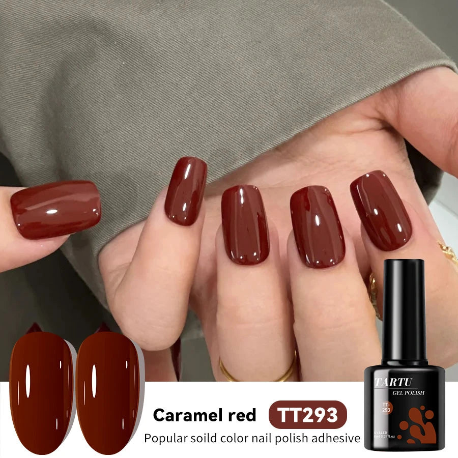 Vernis Gel Semi-Permanent TARTU 8ml – Sans HEMA Sans TPO UV/LED Soak-Off Longue Durée 15 Teintes Collection 2 – CLEVI Paris