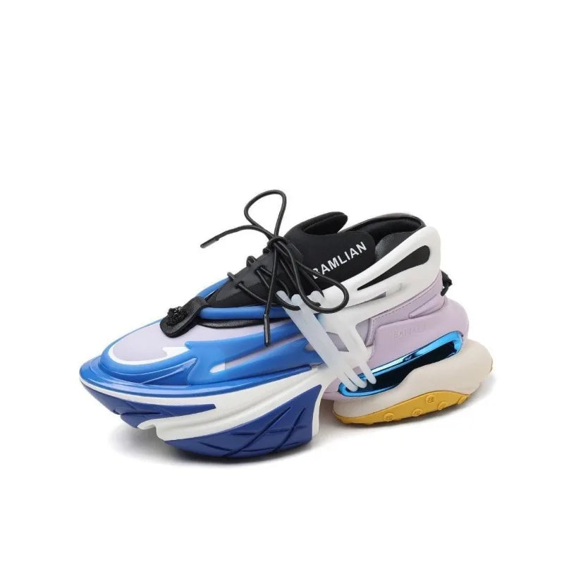 Sneakers Semelle Épaisse Compensée Unisexe Sport & Marche – CLEVI Paris