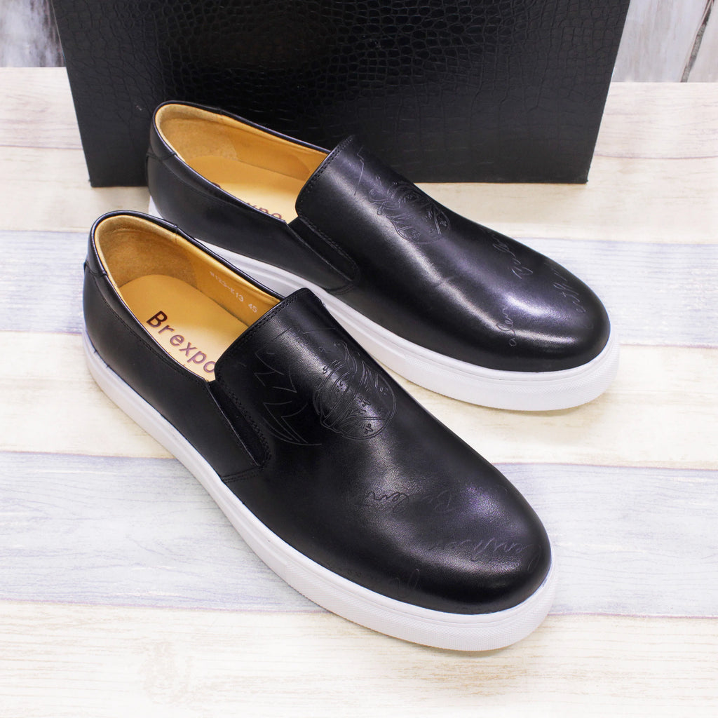 Mocassins homme en cuir W123-K13 – CLEVI Paris