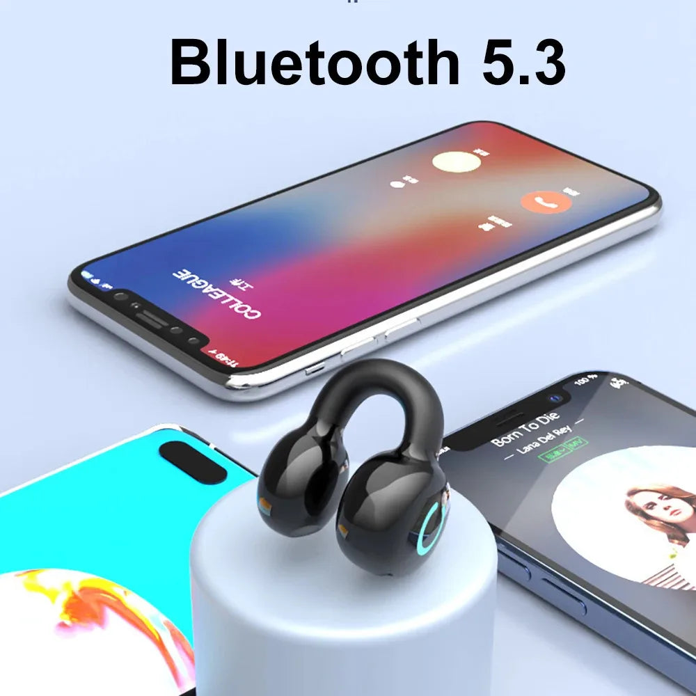 Écouteur Mono Clip-Ear Bluetooth 5.3 Sport HiFi – CLEVI Paris