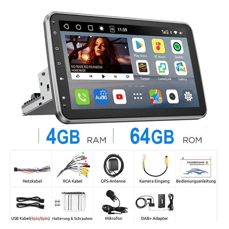 Autoradio ESSGOO 10,1″ Android CarPlay – CLEVI Paris