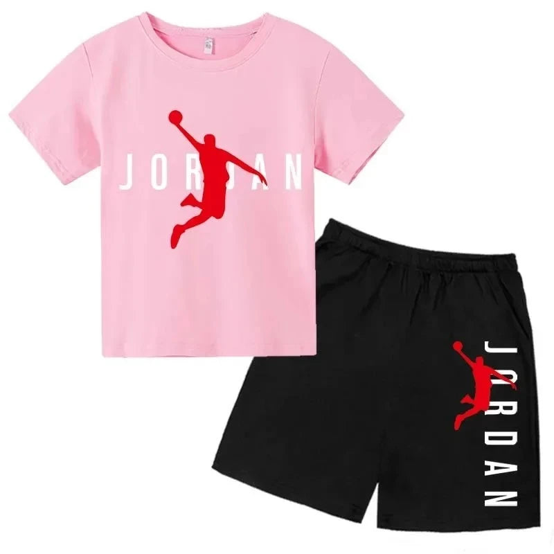 Ensemble enfant T-shirt et short en coton – CLEVI Paris