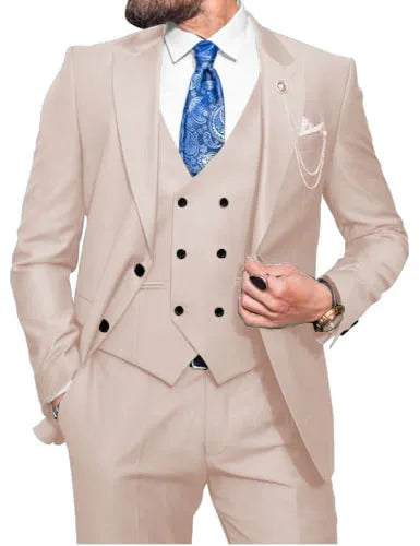 Costume 3 pièces homme coupe ajustée – CLEVI Paris