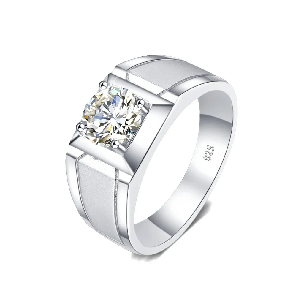 Bague Femme Moissanite 2 Carats en Argent 925 – CLEVI Paris