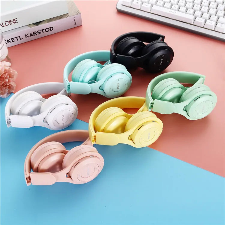Casque Bluetooth Macaron Y08 Gaming Enfant – CLEVI Paris