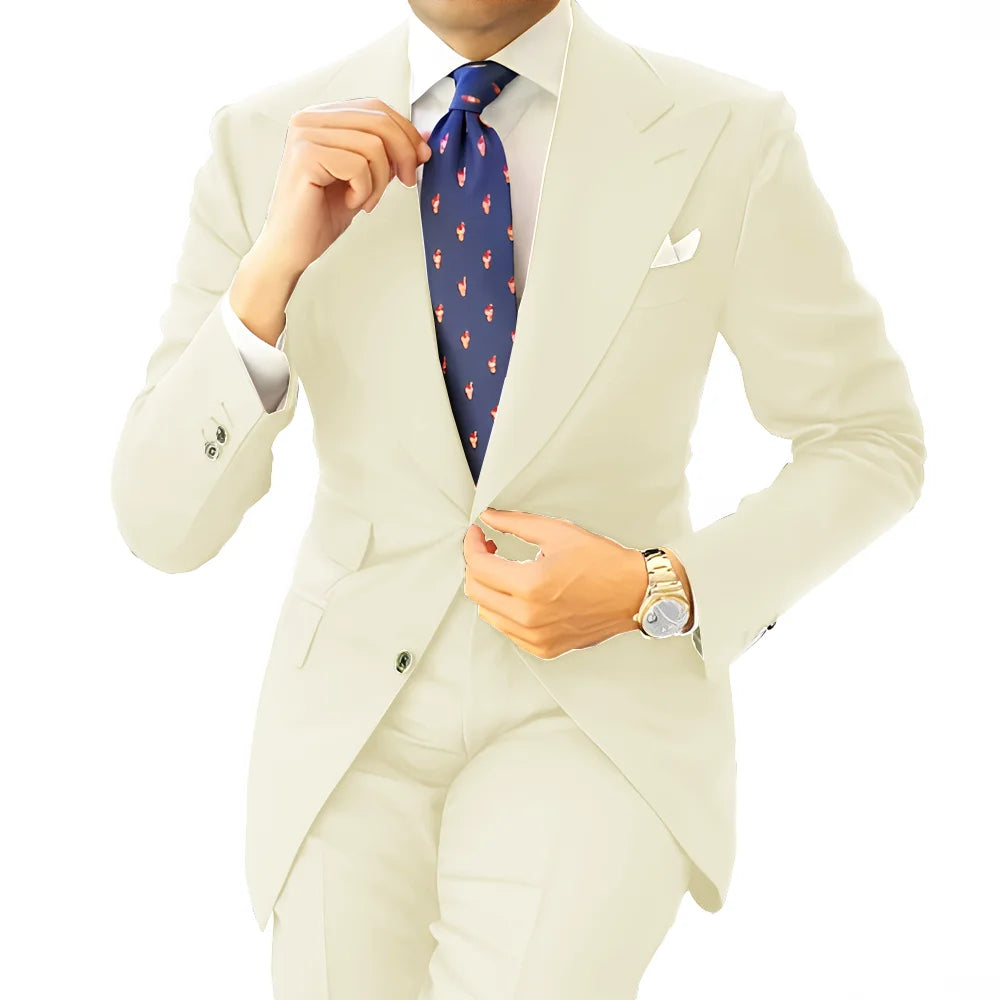 Costume homme formel, coupe droite – CLEVI Paris