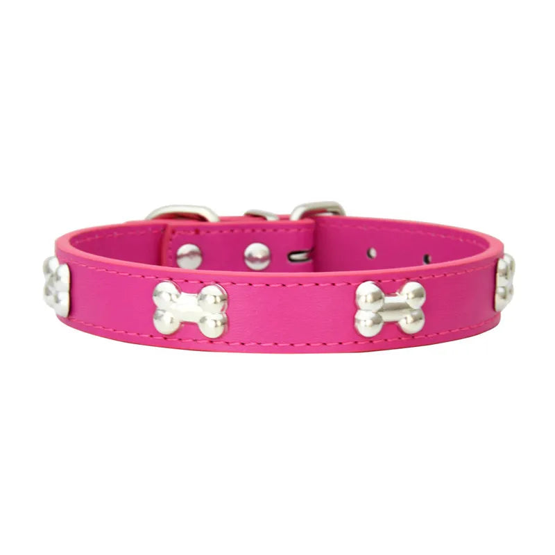 Collier pour chien en cuir multicolore – CLEVI Paris