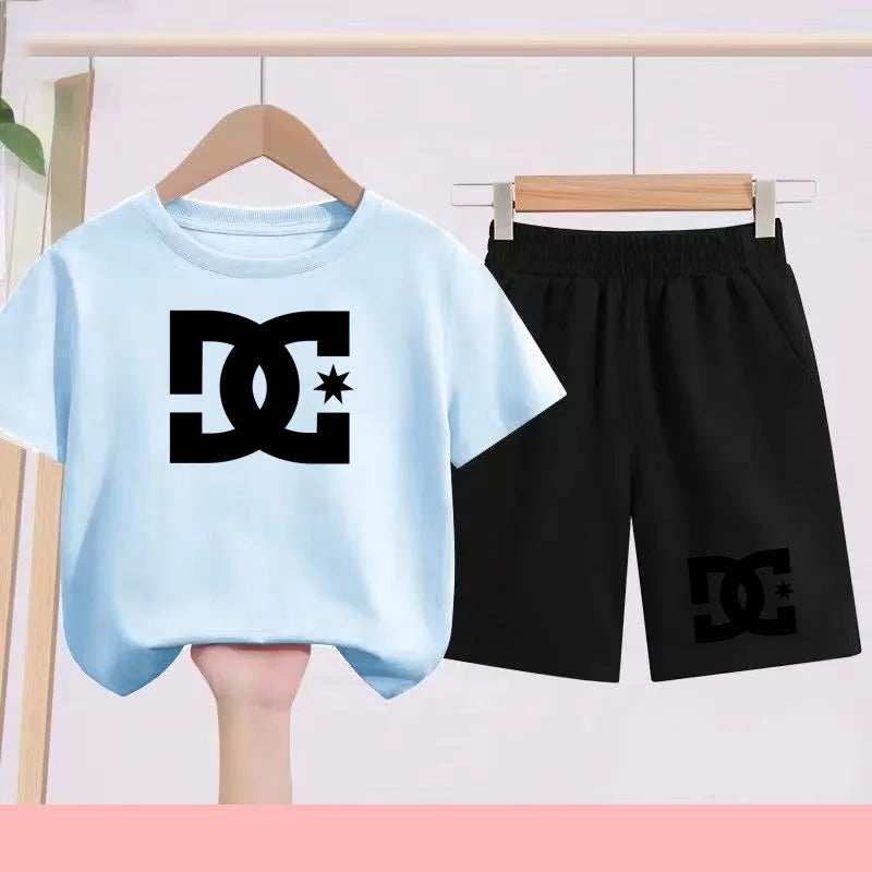 Ensemble enfant imprimé haut et short – CLEVI Paris