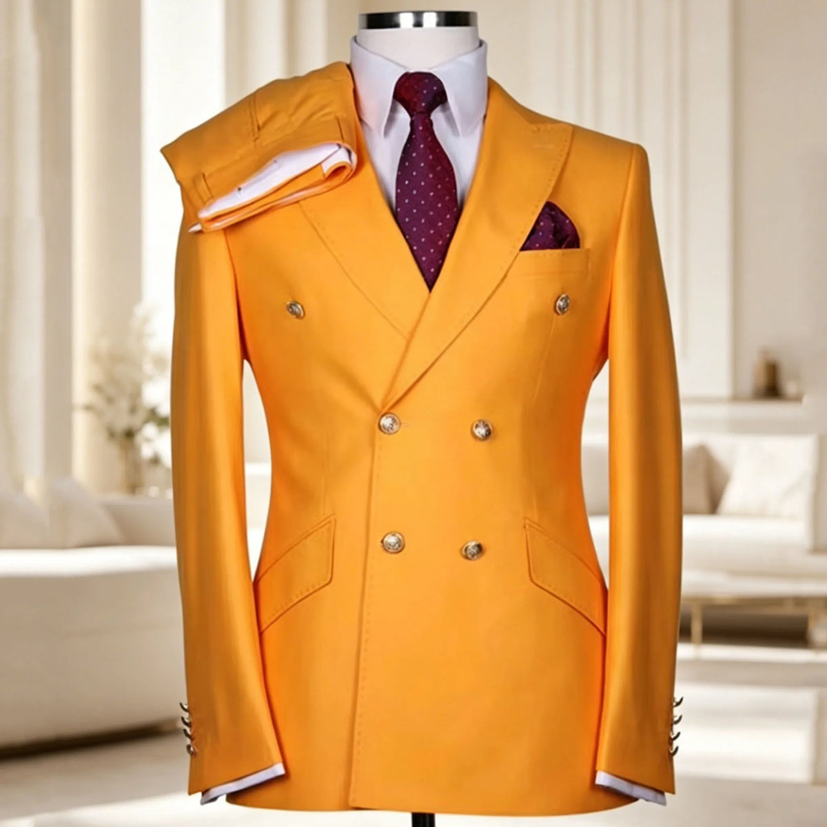 Costume croisé 2 pièces homme – CLEVI Paris