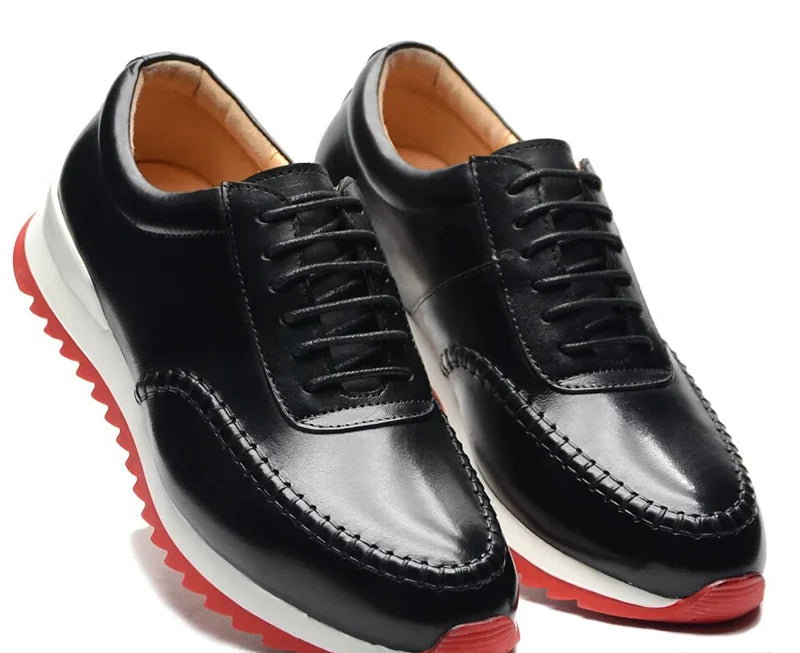 Sneakers homme en cuir à enfiler X23 – CLEVI Paris