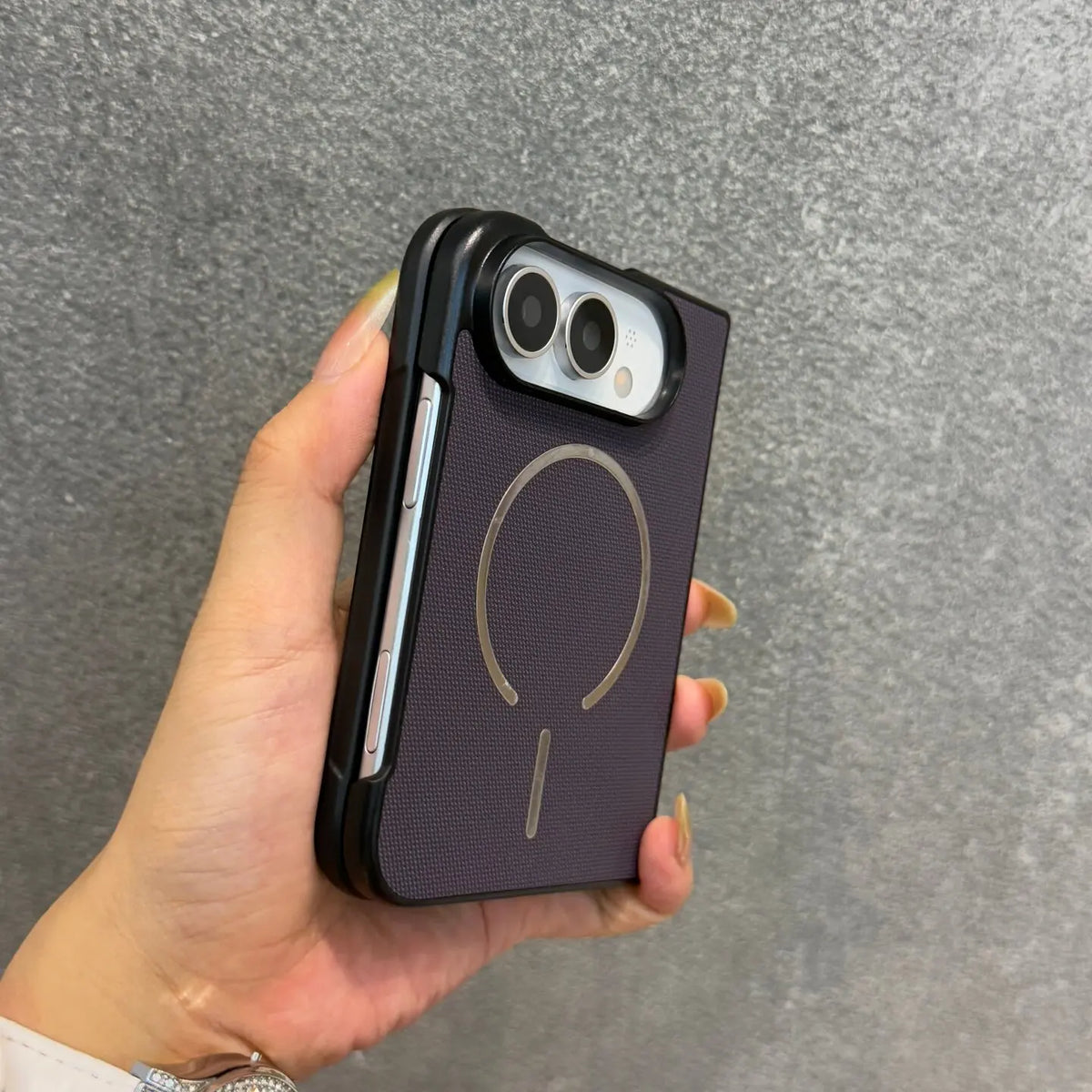 Coque iPhone Duo simili cuir compatible MagSafe – CLEVI Paris