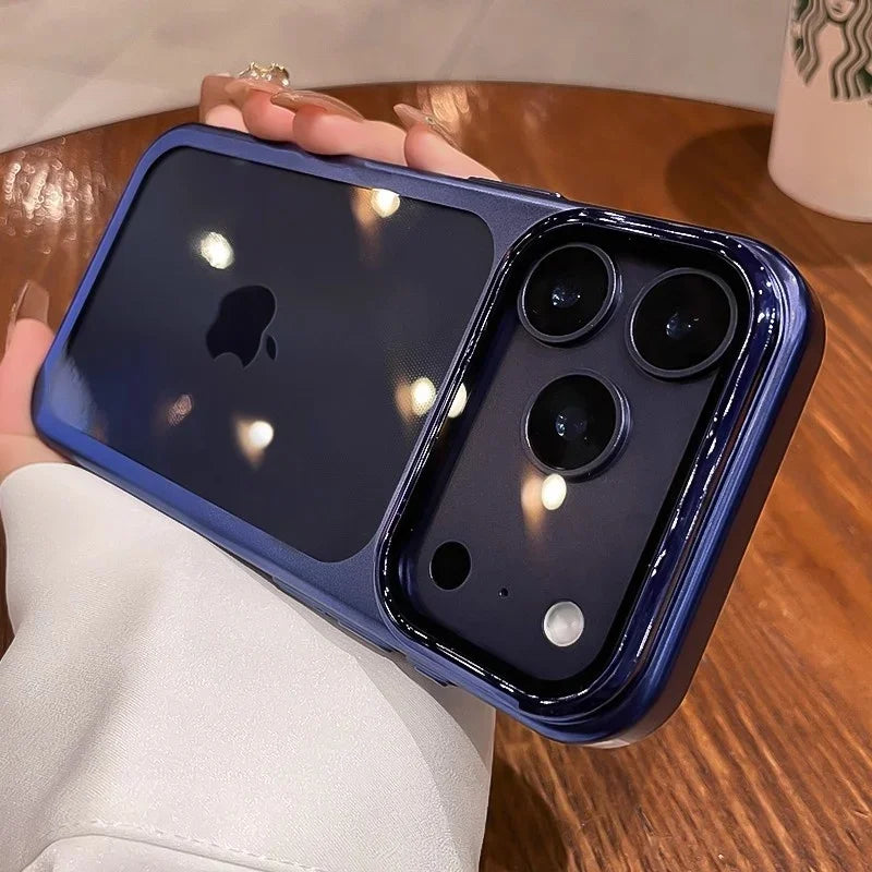 Coque iPhone transparente avec support – CLEVI Paris