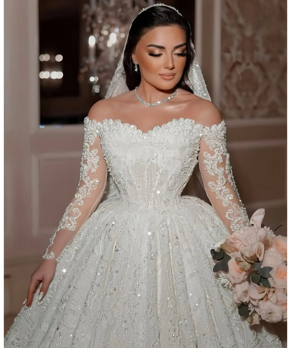 Robe de mariée princesse en tulle – CLEVI Paris
