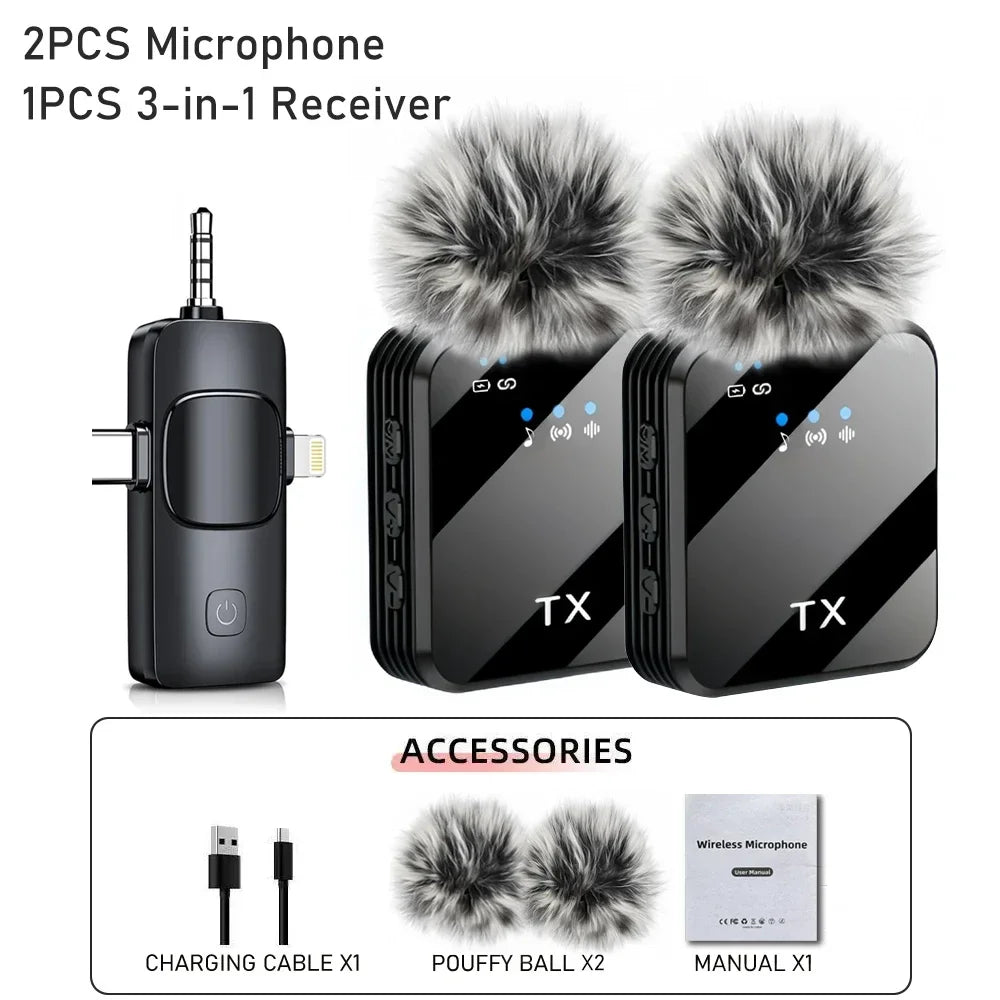 Micro cravate sans fil PJPK 3-en-1 – CLEVI Paris
