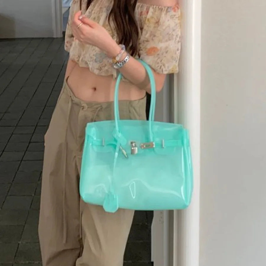 Sac Cabas Femme Style Vintage Minimaliste 20 Coloris Port Épaule Bandoulière – CLEVI Paris
