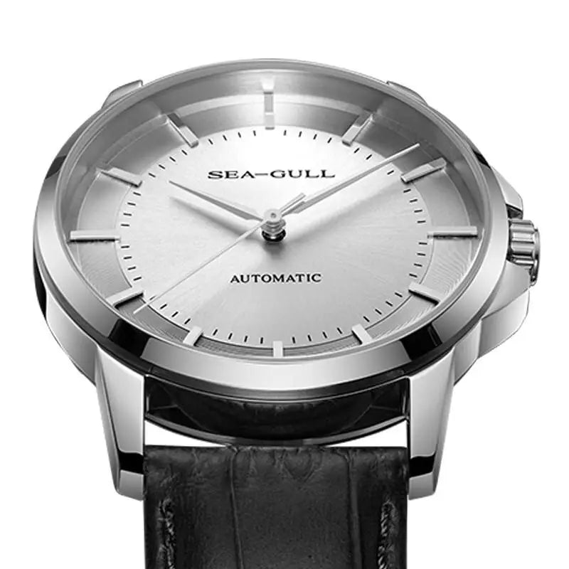 Montre Automatique Seagull Homme Saphir Cuir – CLEVI Paris