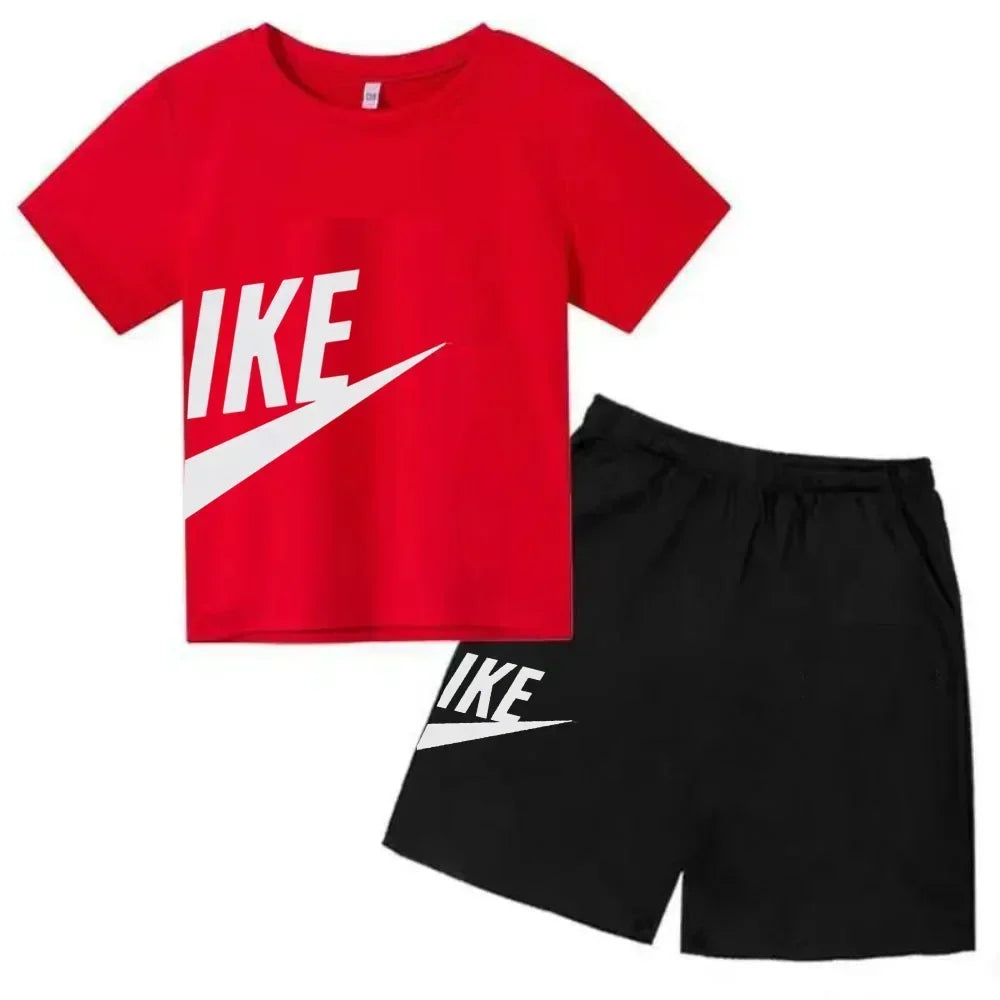 Ensemble enfant T-shirt et short en coton – CLEVI Paris
