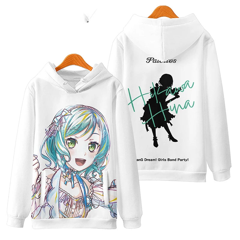 Sweat à capuche BanG Dream! Hikawa Hina – CLEVI Paris