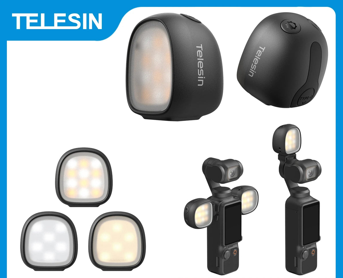 Lampe TELESIN pour Osmo Pocket 4/4P – CLEVI Paris