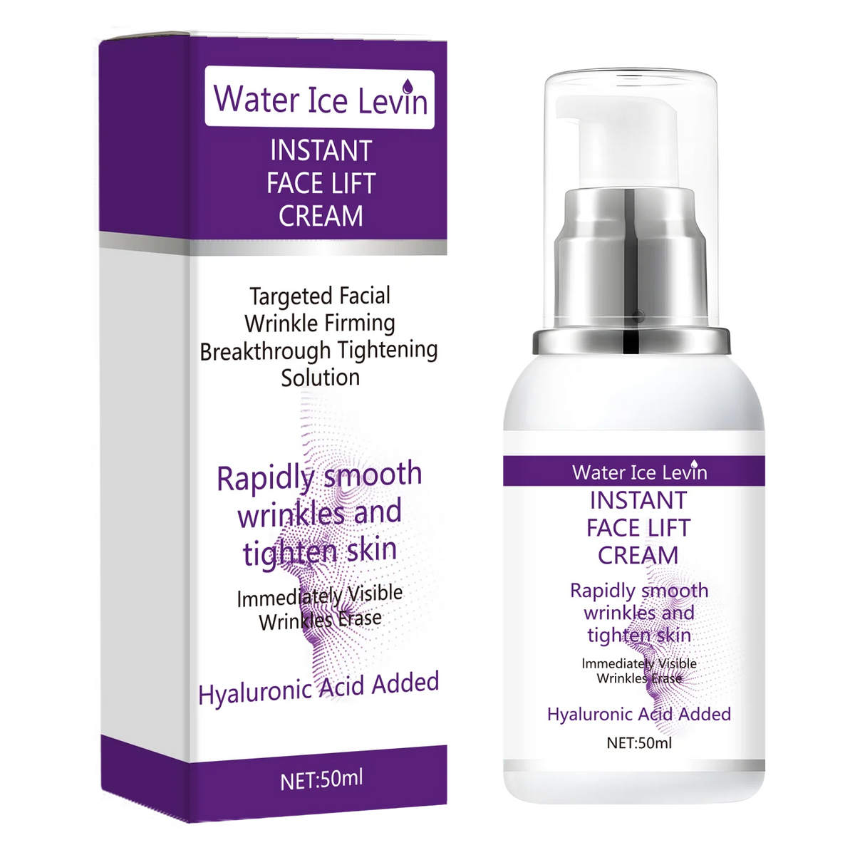 Crème Liftante Acide Hyaluronique Collagène Anti-Rides 50ml – CLEVI Paris