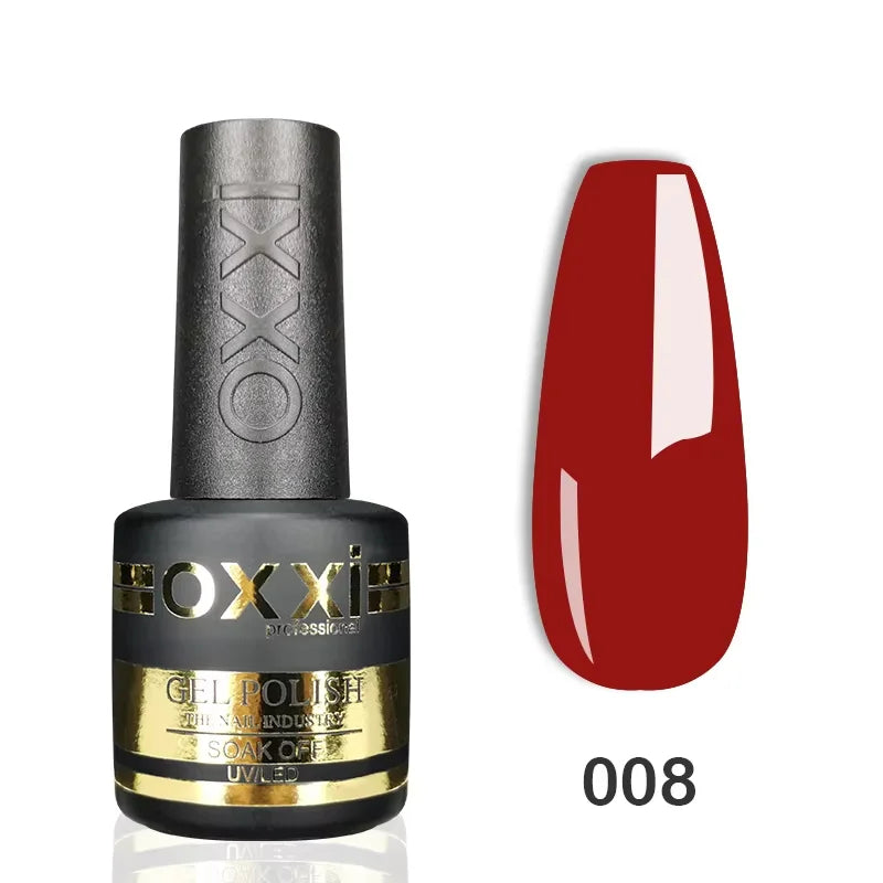 Vernis Gel Semi-Permanent OXXI 8ml – 60 Teintes UV/LED Longue Durée Nail Art Manucure – CLEVI Paris