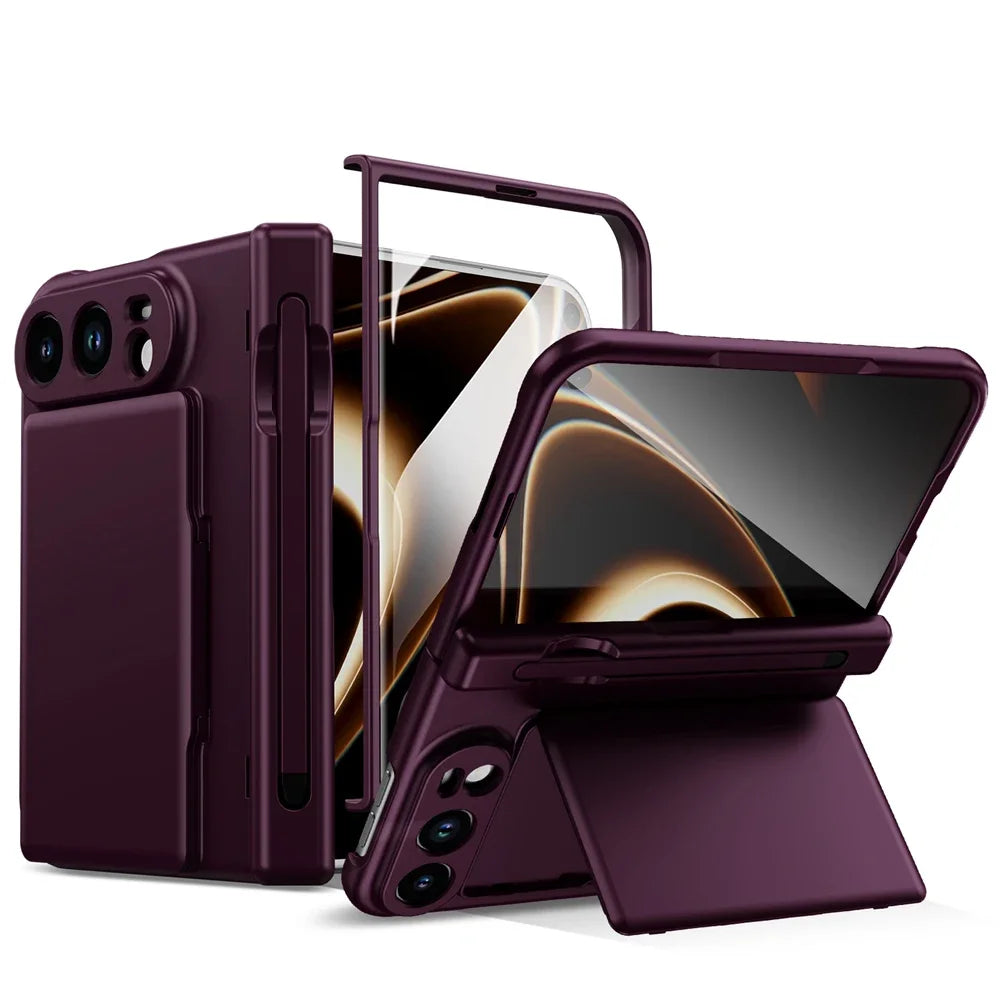 Étui iPhone Duo mat porte-cartes et support – CLEVI Paris