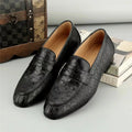 Mocassins homme noirs en cuir – CLEVI Paris