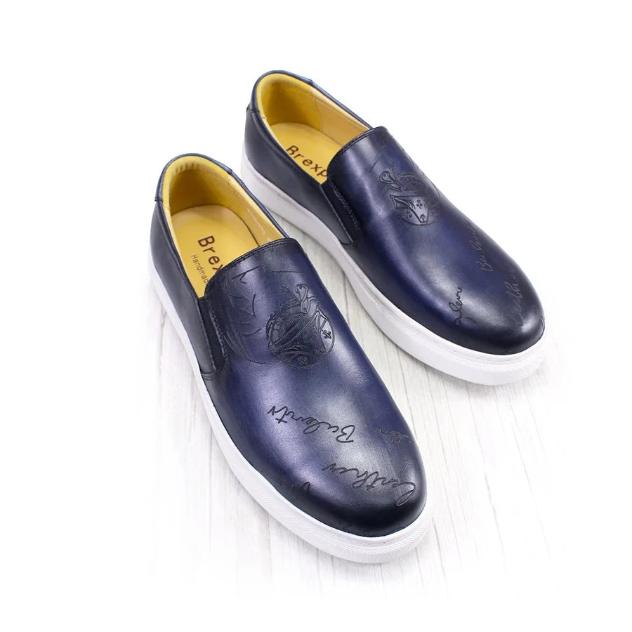 Mocassins homme en cuir W123-K13 – CLEVI Paris