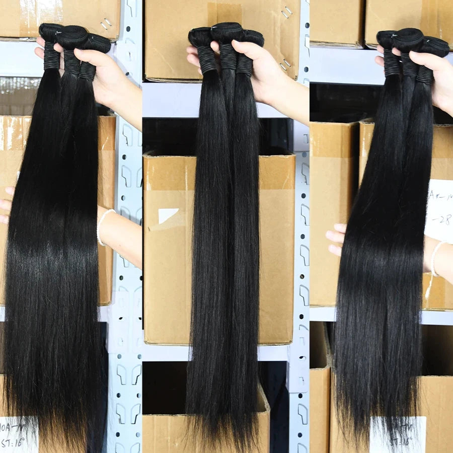 Tissage Bone Straight Remy Hair Brésilien Sew-in – CLEVI Paris