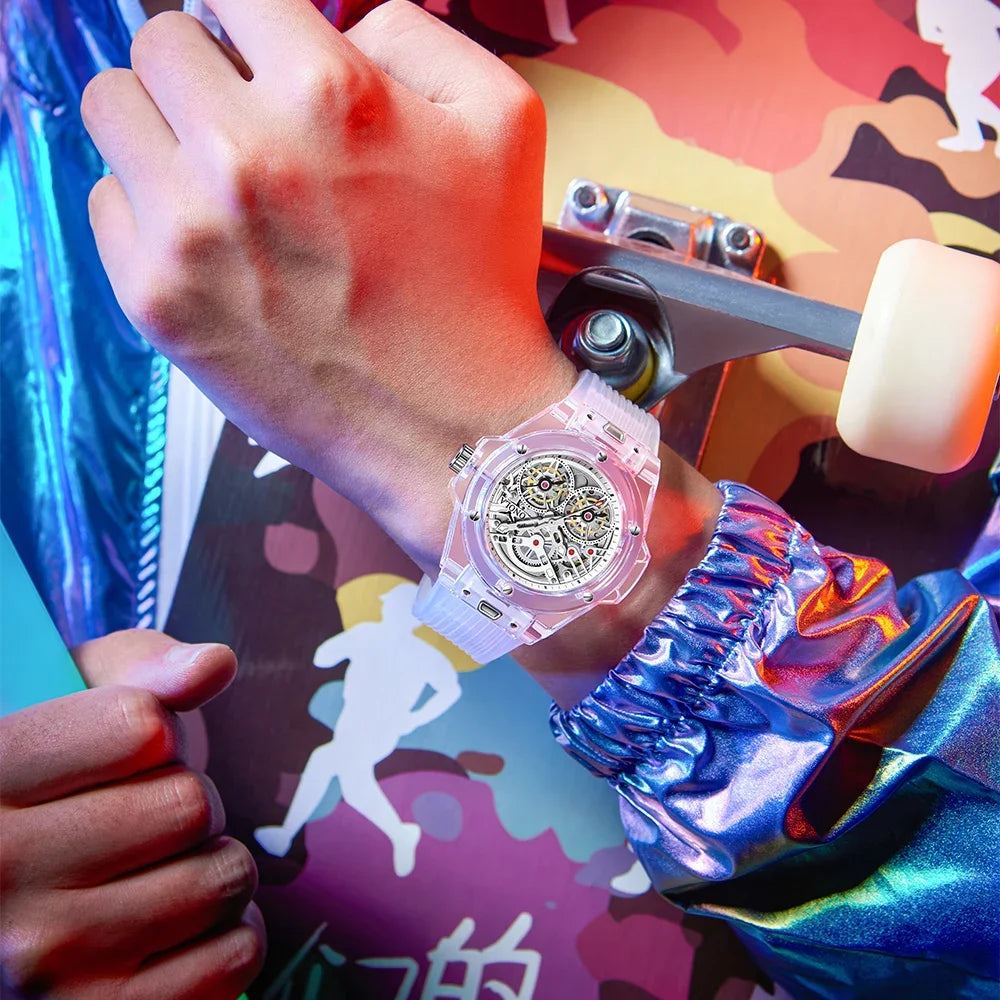 Montre Mécanique Squelette Tourbillon ONOLA Homme – CLEVI Paris