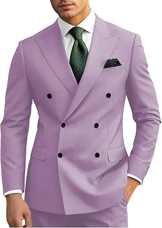 Costume homme 2 pièces double boutonnage – CLEVI Paris