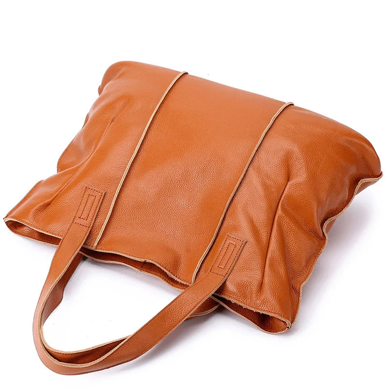 Grand sac cabas femme en cuir – CLEVI Paris
