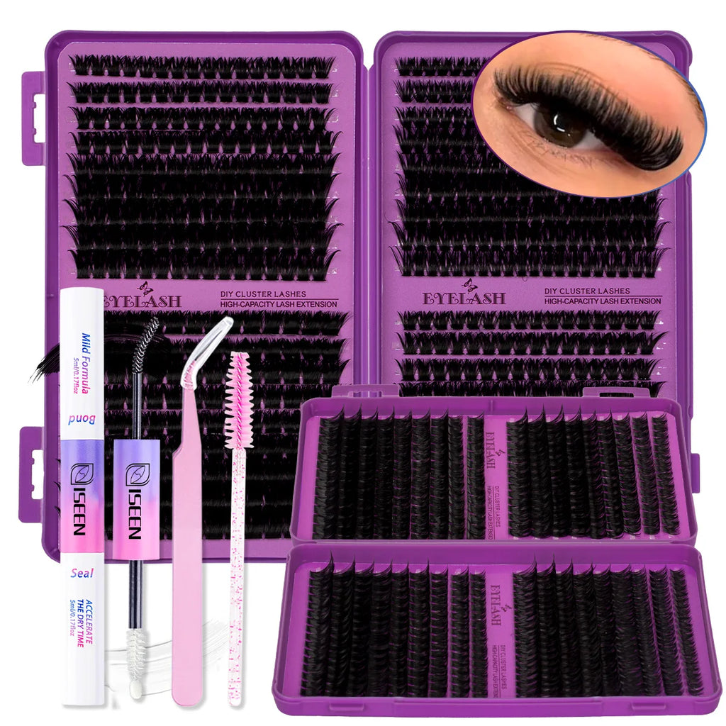 Kit de cils en grappes DIY ISEEN – CLEVI Paris