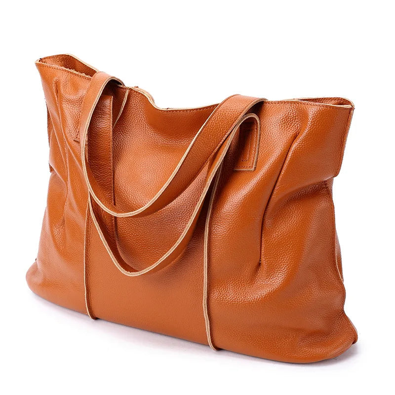 Grand sac cabas femme en cuir – CLEVI Paris