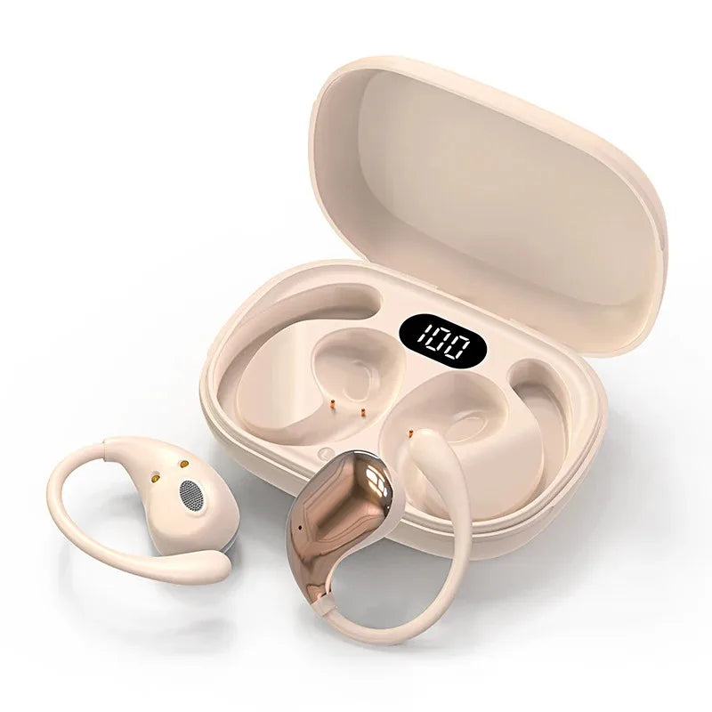 Écouteurs Open-Ear KEBIDUMEI Bluetooth 5.4 LED Tactile – CLEVI Paris