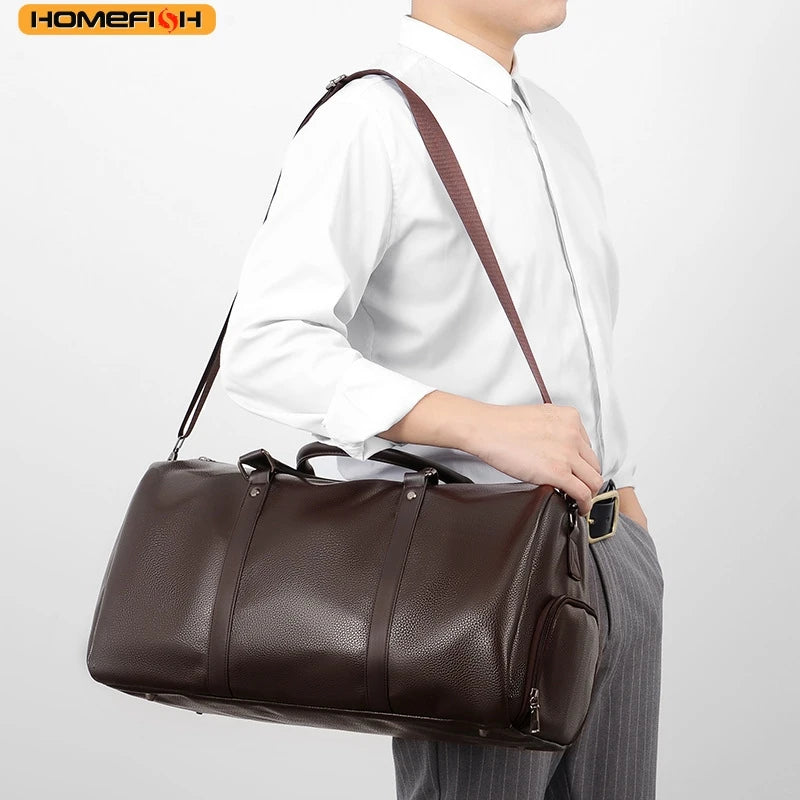 Sac de voyage HOMEFISH 6020 noir en PU – CLEVI Paris