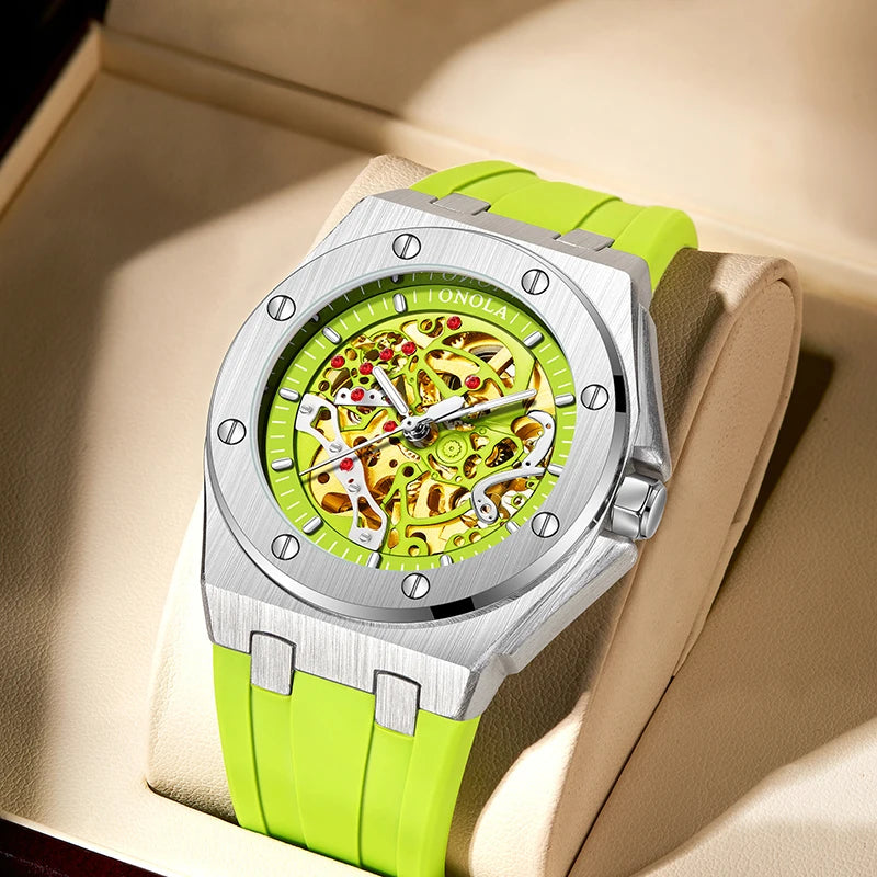 Montre Homme ONOLA ON3834 Automatique Squelette – CLEVI Paris
