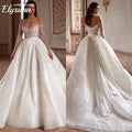 Robe de mariée en organza brodé – CLEVI Paris