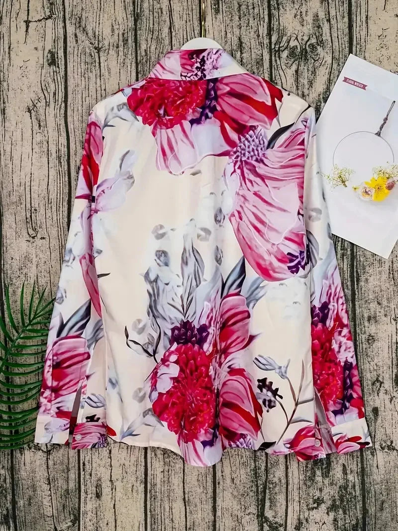 Chemise Femme Coupe Ajustée à Col Boutonné – CLEVI Paris