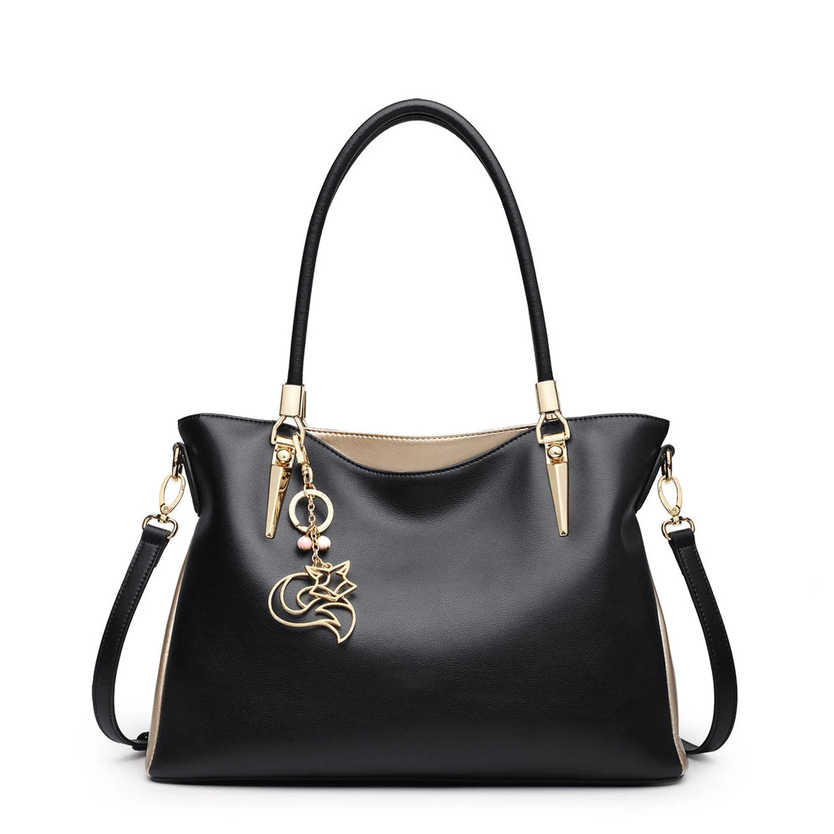 Sac Cabas Cuir Fendu Grande Capacité Femme Bureau – CLEVI Paris